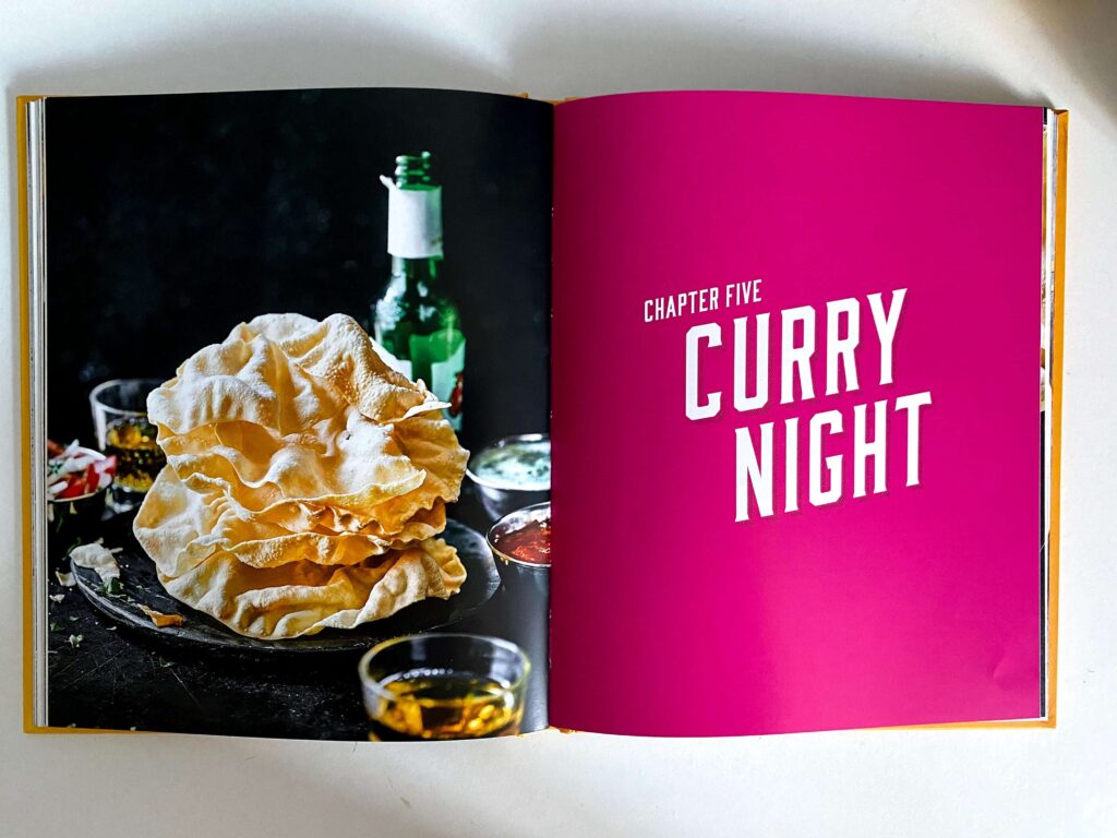 Curry night chapter from the James May Oh Cook! cookbook