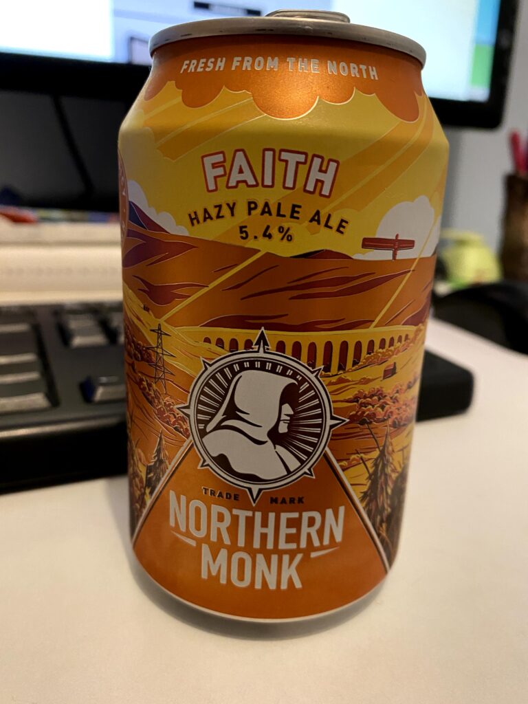 Northern Monk Faith hazy pale ale